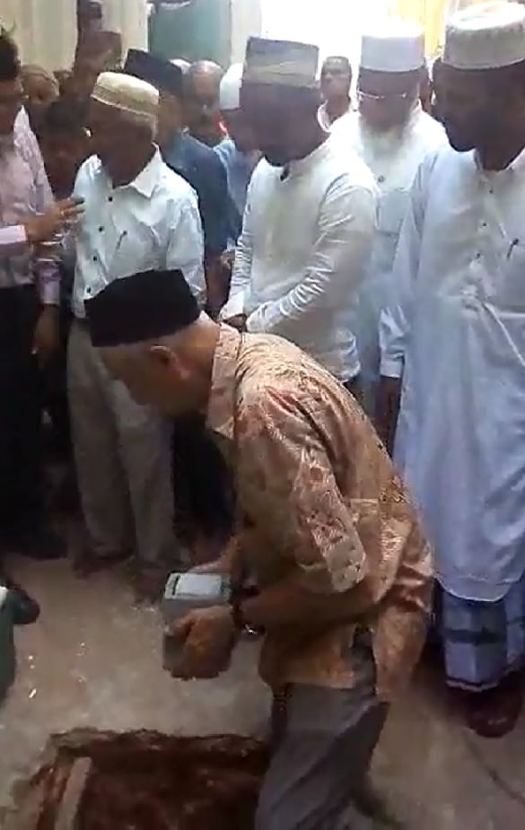 foundation laying ceremony at Masjidul Jamiah, Mosque in Colombo, Malay Mosque, Heritage, History of Sri Lanka